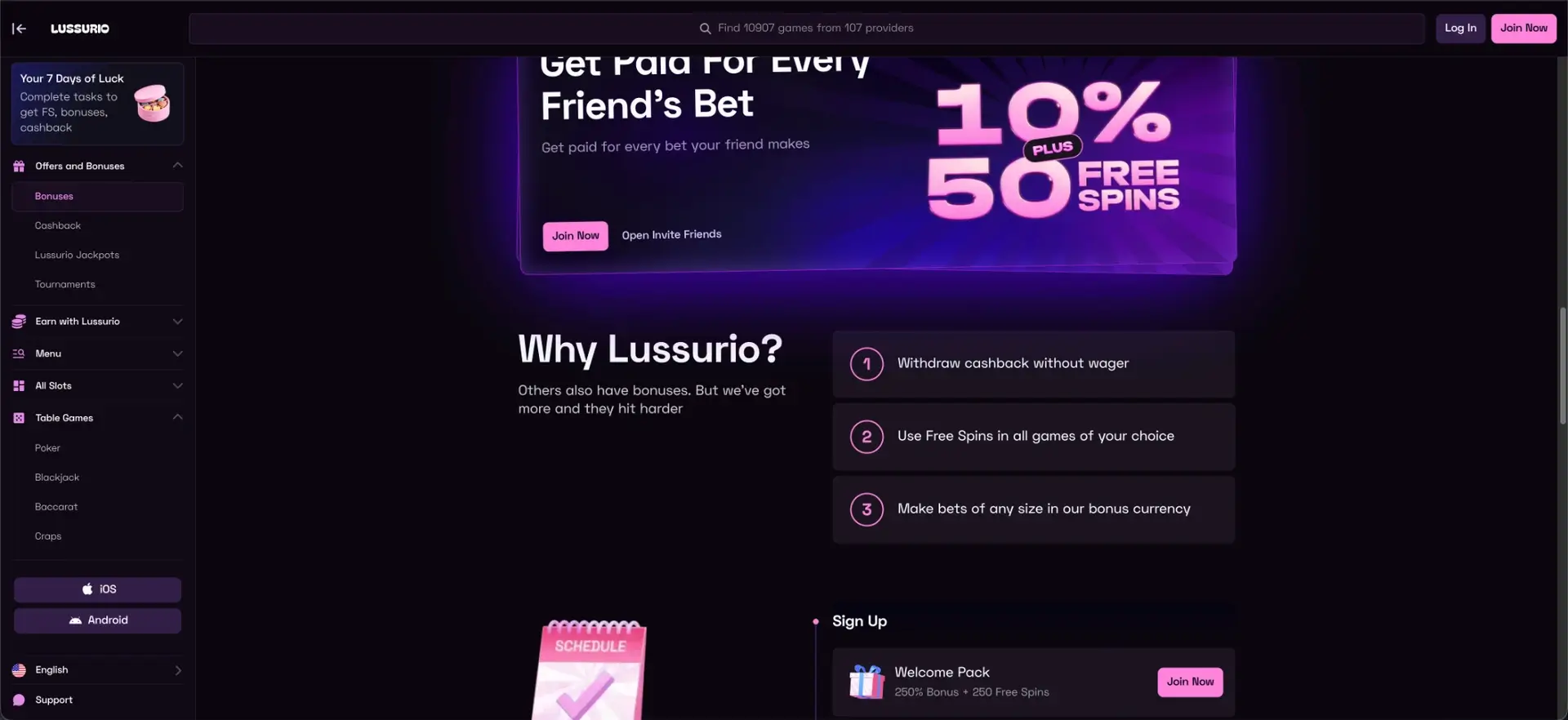 Lussurio referral bonus